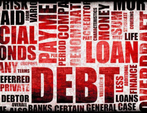 red debt graphic