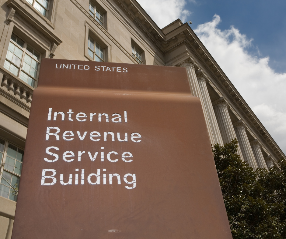 IRS building sign