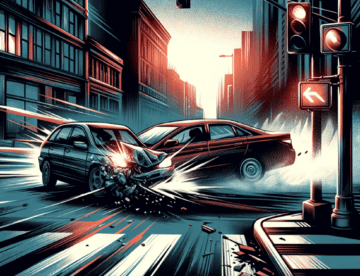 car accident illustration