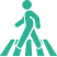 pedestrian accident icon